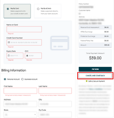Payments with Premium Calculation